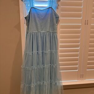 Blue Maternity Dress